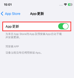 商州苹果15维修中心如何让iPhone15APP自动更新